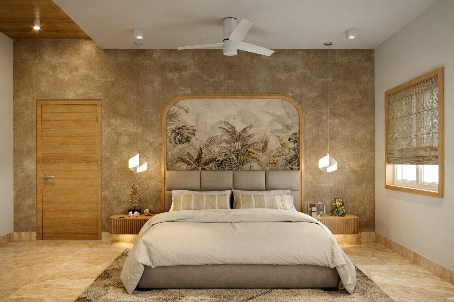 Botanical Headboard Suite